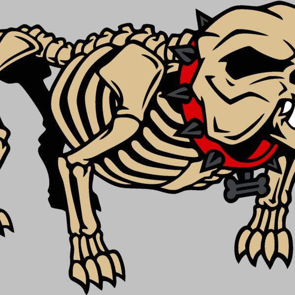 bulldog skeleton Thumbnail