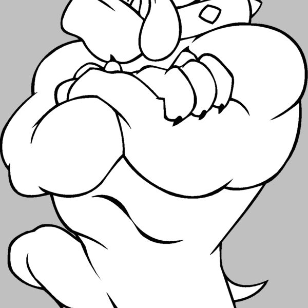 bulldog standing on ball Thumbnail