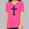 Missy's Relaxed Jersey Short-Sleeve V-Neck T-Shirt Thumbnail