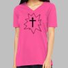 Missy's Relaxed Jersey Short-Sleeve V-Neck T-Shirt Thumbnail