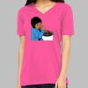 Missy's Relaxed Jersey Short-Sleeve V-Neck T-Shirt Thumbnail