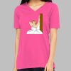 Missy's Relaxed Jersey Short-Sleeve V-Neck T-Shirt Thumbnail