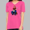 Missy's Relaxed Jersey Short-Sleeve V-Neck T-Shirt Thumbnail