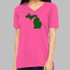 Missy's Relaxed Jersey Short-Sleeve V-Neck T-Shirt Thumbnail