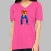 Missy's Relaxed Jersey Short-Sleeve V-Neck T-Shirt Thumbnail