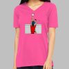 Missy's Relaxed Jersey Short-Sleeve V-Neck T-Shirt Thumbnail