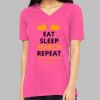 Missy's Relaxed Jersey Short-Sleeve V-Neck T-Shirt Thumbnail