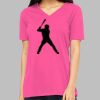 Missy's Relaxed Jersey Short-Sleeve V-Neck T-Shirt Thumbnail