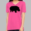 Missy's Relaxed Jersey Short-Sleeve V-Neck T-Shirt Thumbnail