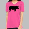 Missy's Relaxed Jersey Short-Sleeve V-Neck T-Shirt Thumbnail