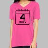 Missy's Relaxed Jersey Short-Sleeve V-Neck T-Shirt Thumbnail