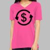 Missy's Relaxed Jersey Short-Sleeve V-Neck T-Shirt Thumbnail