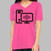 Missy's Relaxed Jersey Short-Sleeve V-Neck T-Shirt Thumbnail
