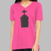 Missy's Relaxed Jersey Short-Sleeve V-Neck T-Shirt Thumbnail