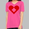 Missy's Relaxed Jersey Short-Sleeve V-Neck T-Shirt Thumbnail