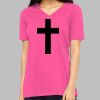 Missy's Relaxed Jersey Short-Sleeve V-Neck T-Shirt Thumbnail