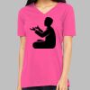 Missy's Relaxed Jersey Short-Sleeve V-Neck T-Shirt Thumbnail