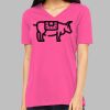 Missy's Relaxed Jersey Short-Sleeve V-Neck T-Shirt Thumbnail