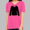 Missy's Relaxed Jersey Short-Sleeve V-Neck T-Shirt Thumbnail