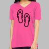 Missy's Relaxed Jersey Short-Sleeve V-Neck T-Shirt Thumbnail