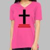 Missy's Relaxed Jersey Short-Sleeve V-Neck T-Shirt Thumbnail
