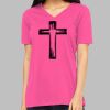 Missy's Relaxed Jersey Short-Sleeve V-Neck T-Shirt Thumbnail