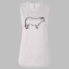 Ladies' Bella Flowy Scoop Muscle Tank Thumbnail