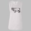Ladies' Bella Flowy Scoop Muscle Tank Thumbnail