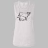 Ladies' Bella Flowy Scoop Muscle Tank Thumbnail