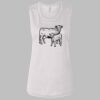Ladies' Bella Flowy Scoop Muscle Tank Thumbnail