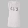 Ladies' Bella Flowy Scoop Muscle Tank Thumbnail