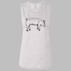 Ladies' Bella Flowy Scoop Muscle Tank Thumbnail