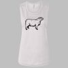 Ladies' Bella Flowy Scoop Muscle Tank Thumbnail