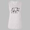 Ladies' Bella Flowy Scoop Muscle Tank Thumbnail