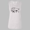Ladies' Bella Flowy Scoop Muscle Tank Thumbnail