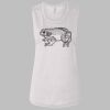 Ladies' Bella Flowy Scoop Muscle Tank Thumbnail