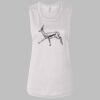 Ladies' Bella Flowy Scoop Muscle Tank Thumbnail