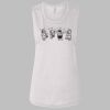 Ladies' Bella Flowy Scoop Muscle Tank Thumbnail