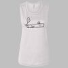 Ladies' Bella Flowy Scoop Muscle Tank Thumbnail