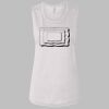 Ladies' Bella Flowy Scoop Muscle Tank Thumbnail