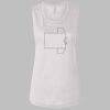Ladies' Bella Flowy Scoop Muscle Tank Thumbnail