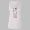 Ladies' Bella Flowy Scoop Muscle Tank Thumbnail