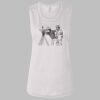 Ladies' Bella Flowy Scoop Muscle Tank Thumbnail
