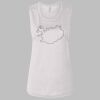 Ladies' Bella Flowy Scoop Muscle Tank Thumbnail