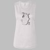 Ladies' Bella Flowy Scoop Muscle Tank Thumbnail