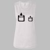 Ladies' Bella Flowy Scoop Muscle Tank Thumbnail