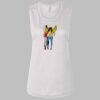 Ladies' Bella Flowy Scoop Muscle Tank Thumbnail