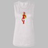 Ladies' Bella Flowy Scoop Muscle Tank Thumbnail