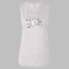 Ladies' Bella Flowy Scoop Muscle Tank Thumbnail