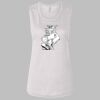 Ladies' Bella Flowy Scoop Muscle Tank Thumbnail